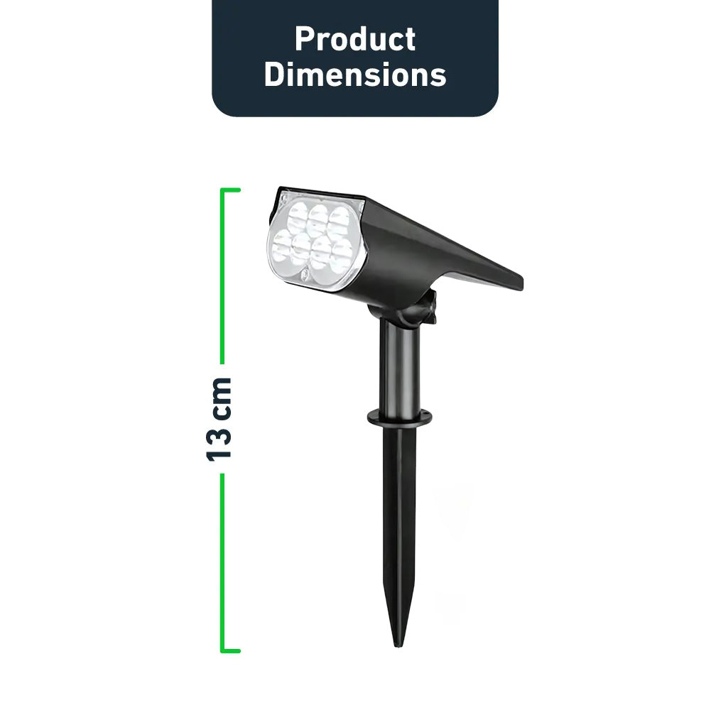 Solar Garden Spotlight for Decorative Outdoor Lighting