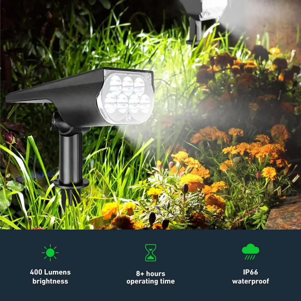 Solar Garden Spotlight for Decorative Outdoor Lighting