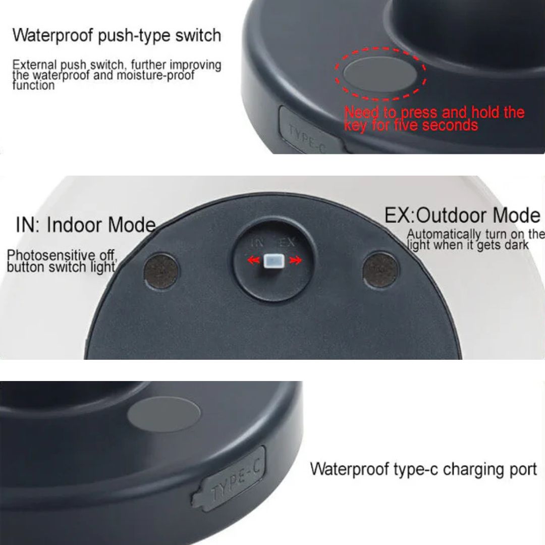 PixieGlow - Outdoor Solar LED Table Lamp