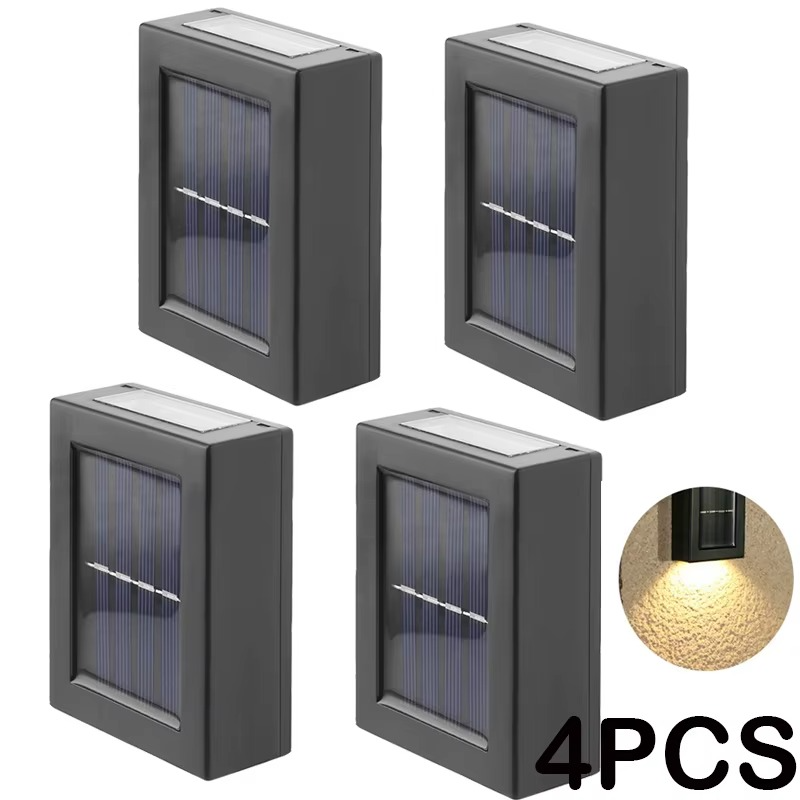 GlowEdge - Solar LED Wall Light