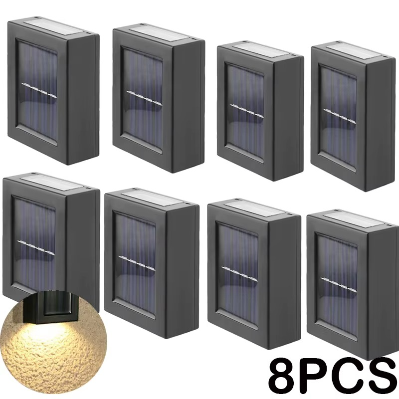 GlowEdge - Solar LED Wall Light