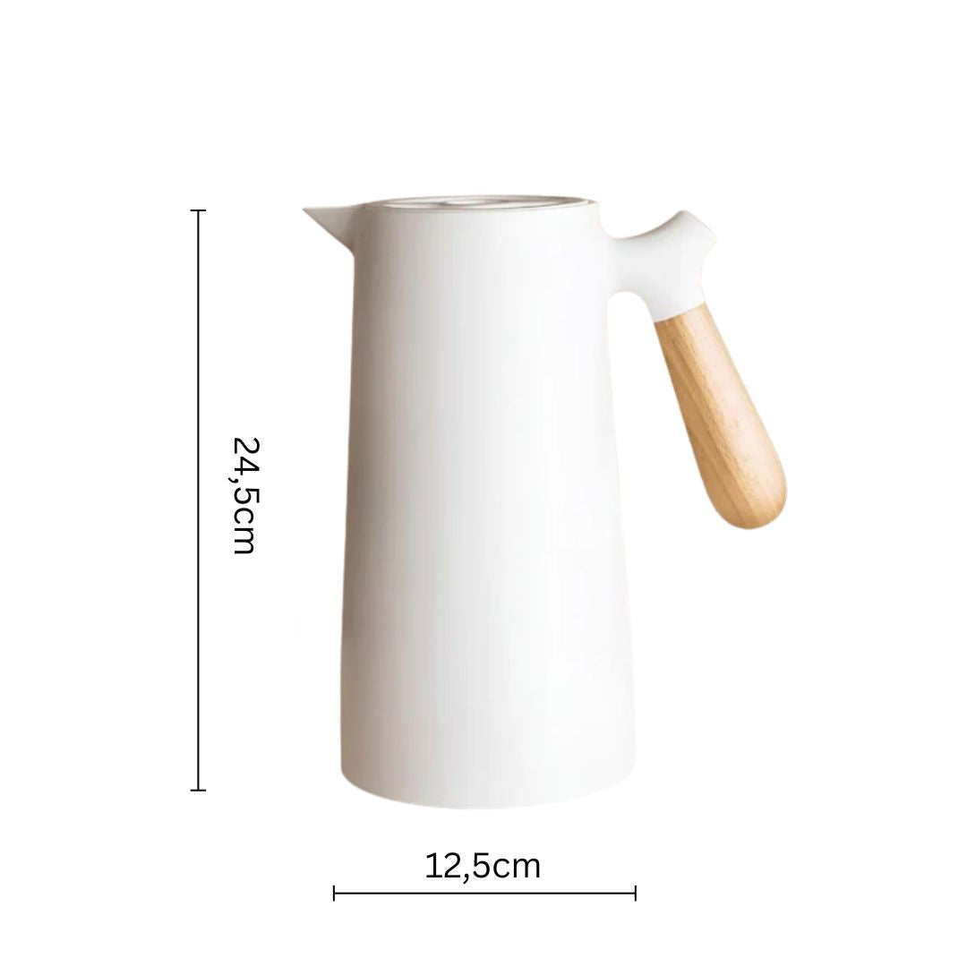 TermaLock – Insulated Carafe with Wooden Handle