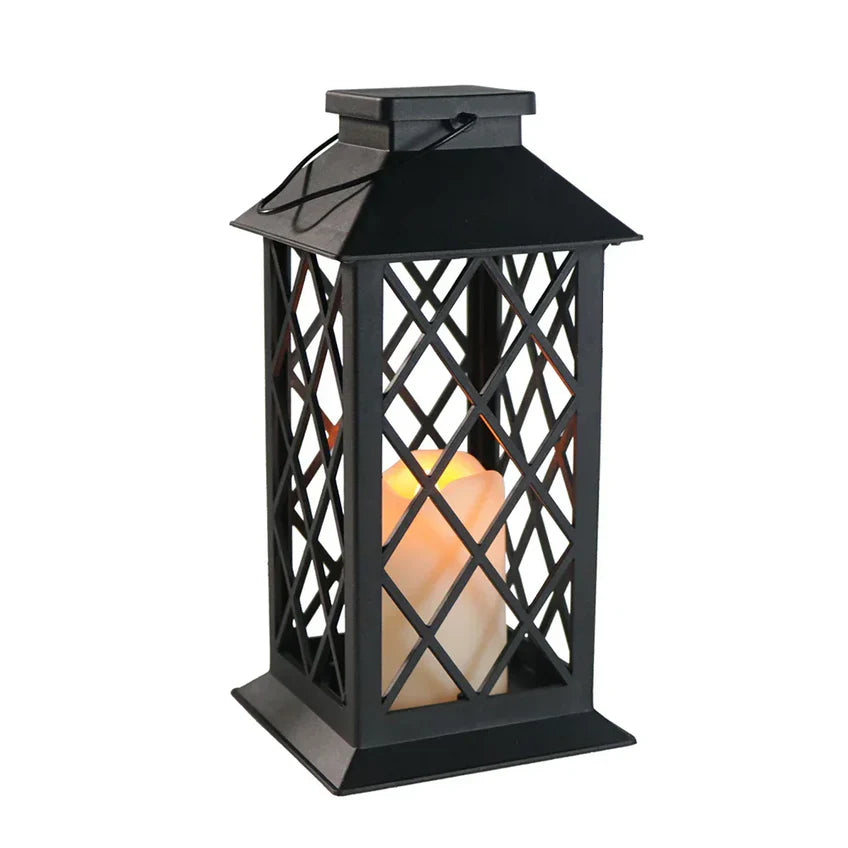 GlowHaven Solar Candle Lantern
