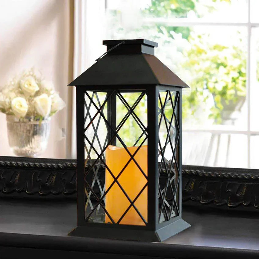GlowHaven Solar Candle Lantern