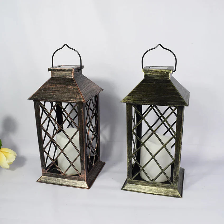 GlowHaven Solar Candle Lantern
