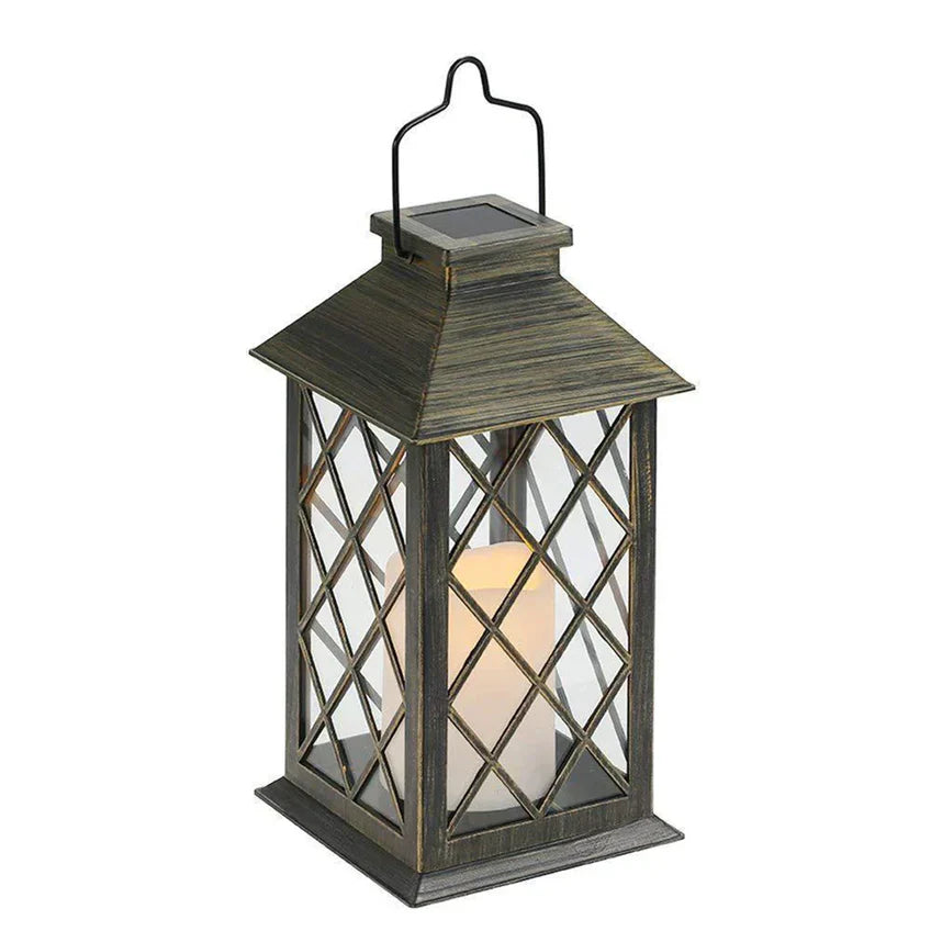 GlowHaven Solar Candle Lantern