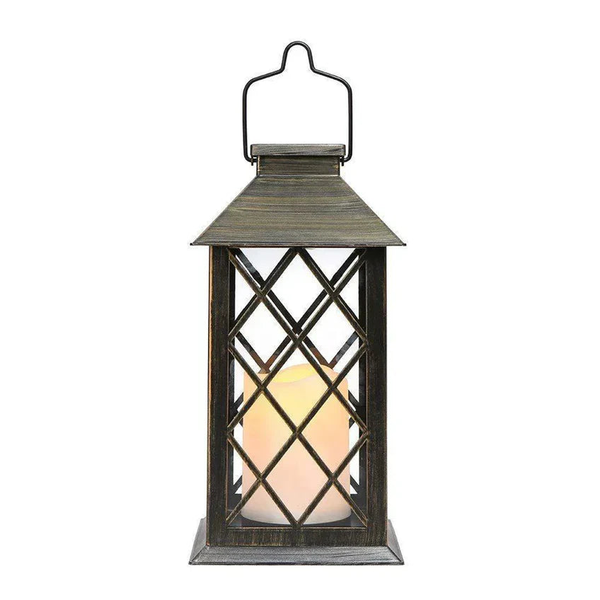 GlowHaven Solar Candle Lantern
