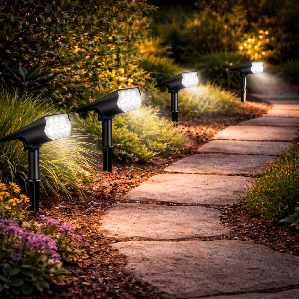 Solar Garden Spotlight for Decorative Outdoor Lighting