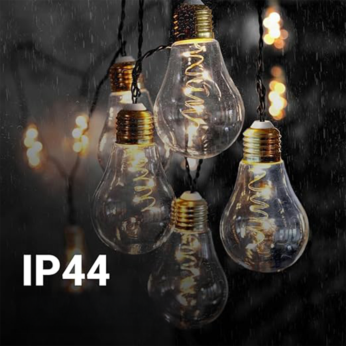 GlowFest – Solar LED Bulb String Lights