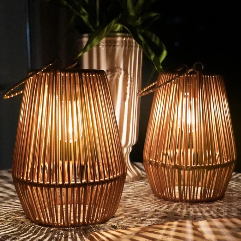 RotaLuma – Handwoven Solar Garden Lantern