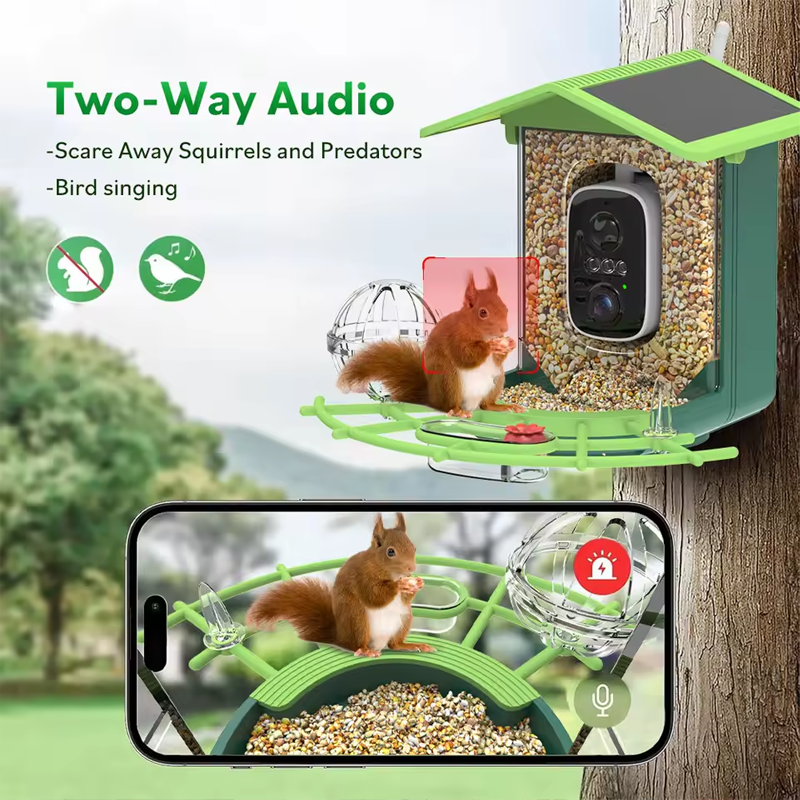BirdView Solar Feeder – Smart Bird Camera with AI Recognition