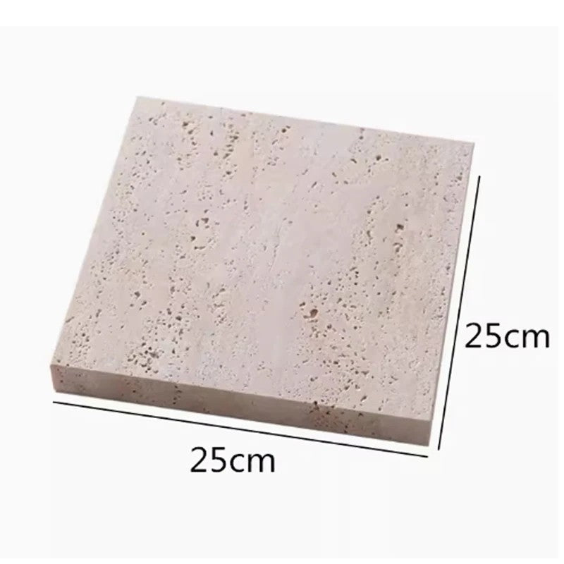 Natural Beige Marble Display Tray