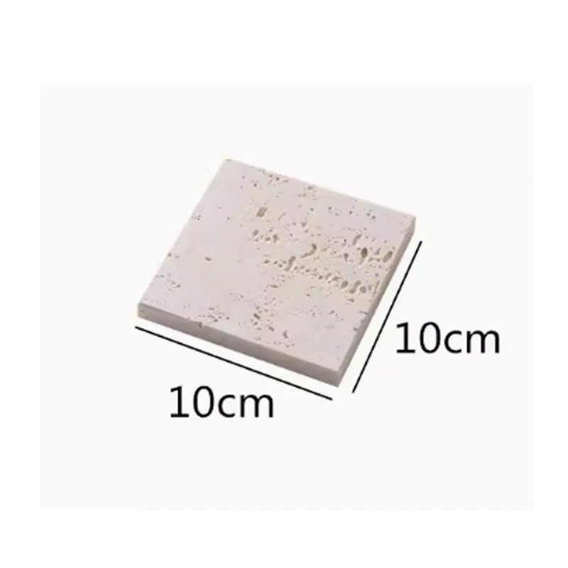 Natural Beige Marble Display Tray