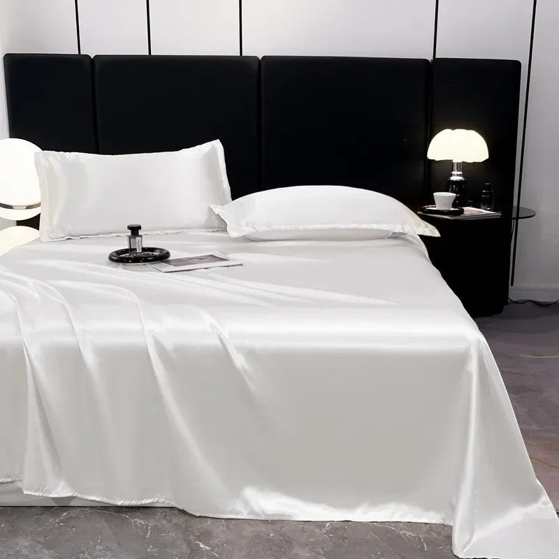 LuxeSilk – Premium Satin Bed Sheets