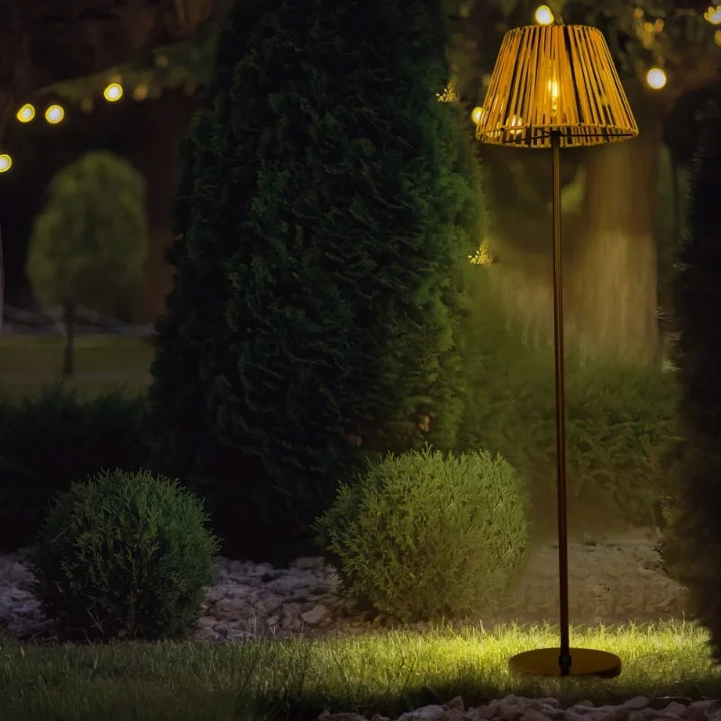SolRattan Outdoor Solar Floor Lamp