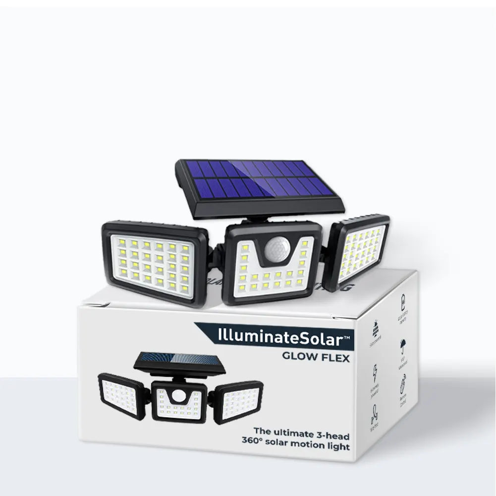 GlowFlex™- The ultra-bright solar motion sensor safety light