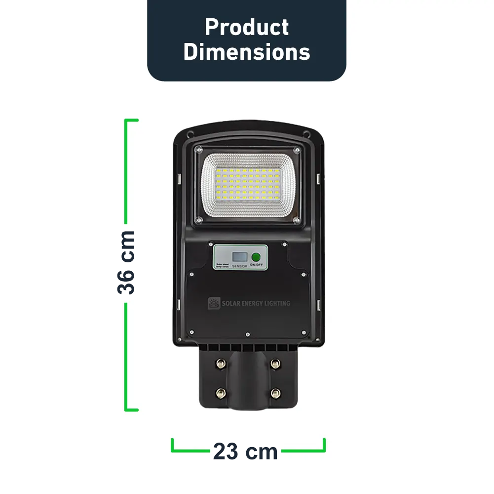 IlluminateSolarMega™- The Ultimate 225W/5500 Lumens Ultra-Bright Solar Street Light