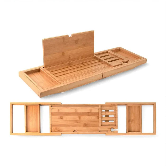 SoakEase – Adjustable Bamboo Bath Caddy