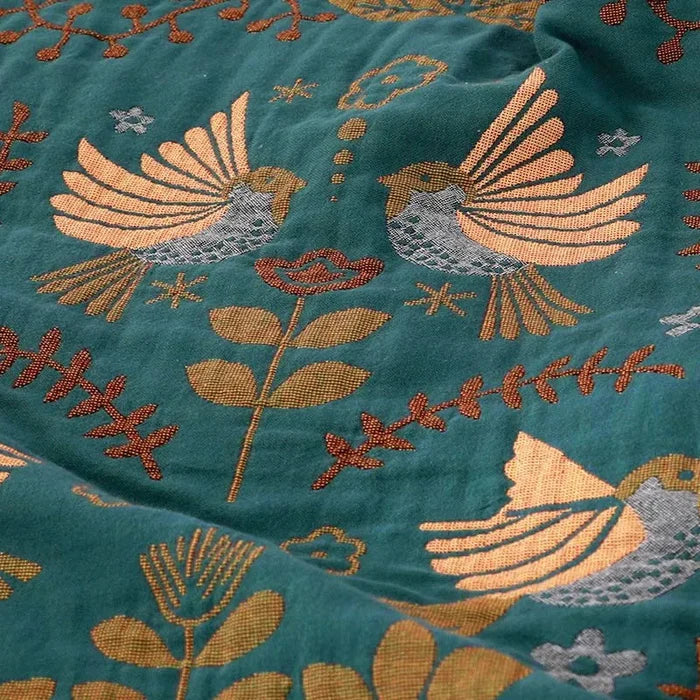 NordNest - Reversible Scandinavian Throw Blanket