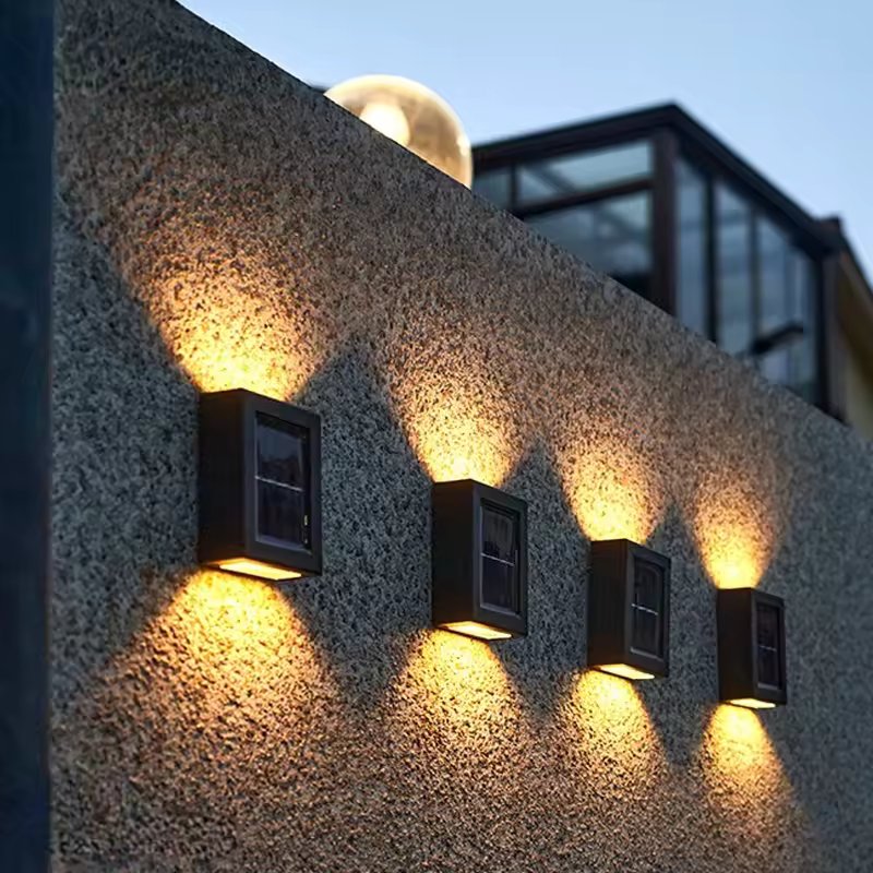 GlowEdge - Solar LED Wall Light