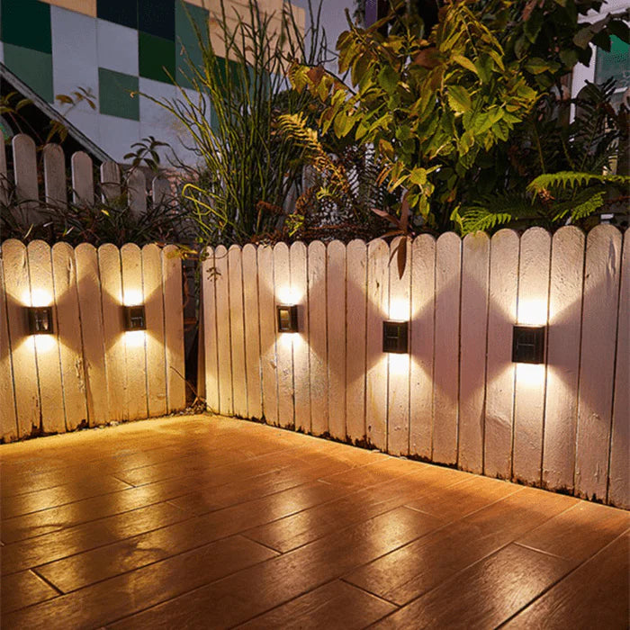 GlowEdge - Solar LED Wall Light