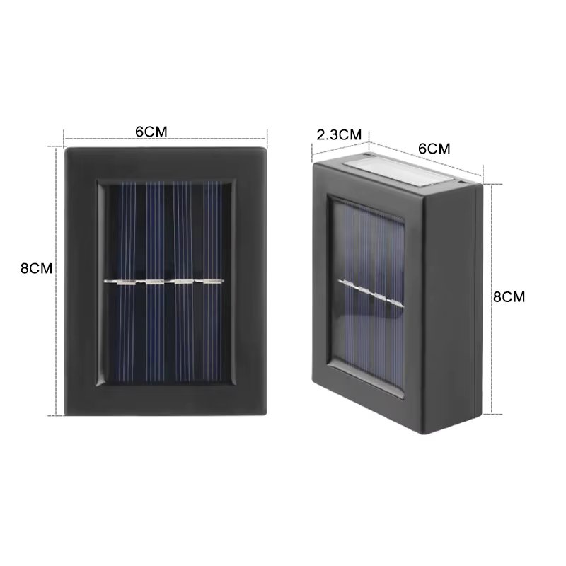 GlowEdge - Solar LED Wall Light