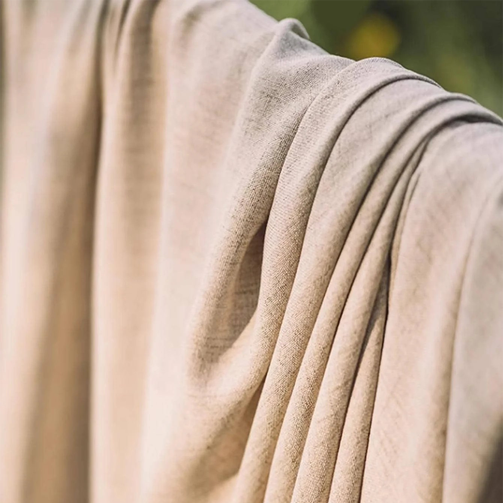 Japanese-Style Cotton Linen Curtains