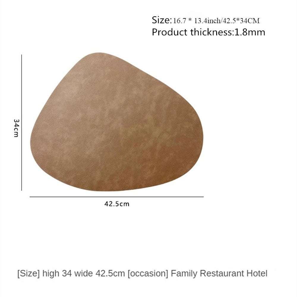 Cowhide Waterproof Double Sided Table Mat