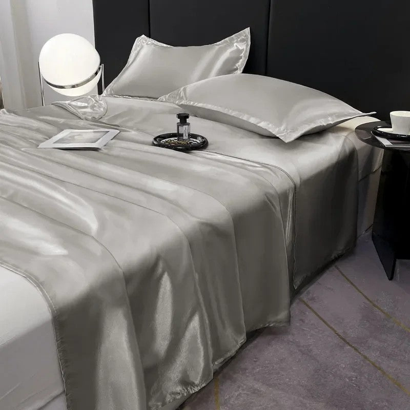 LuxeSilk – Premium Satin Bed Sheets