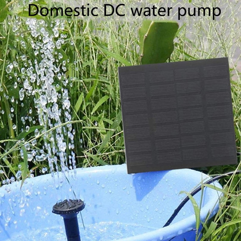 AquaBloom Solar Fountain Kit – Garden Pump with Panel