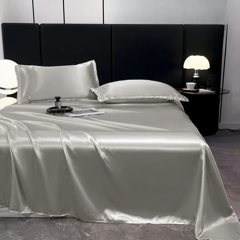 LuxeSilk – Premium Satin Bed Sheets