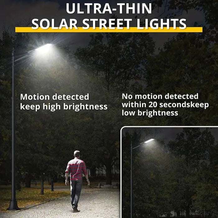 SolarEdge Pro – Solar Flood Light with Remote & Sensor