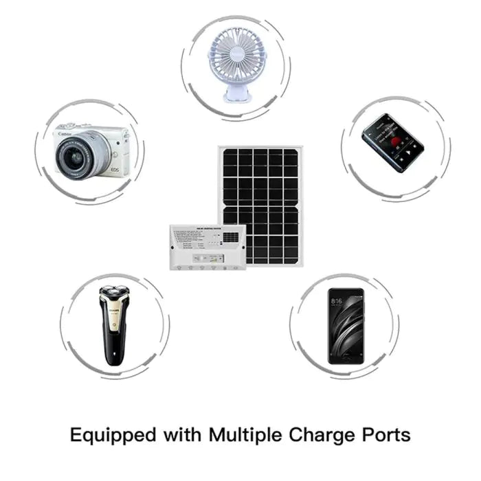 PowerGlow 6000 – Solar Lighting Kit for Sheds