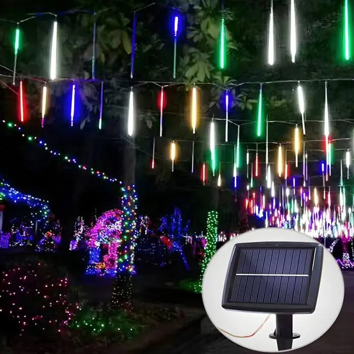 StarCascade – Solar Meteor Lights for Winter & Christmas