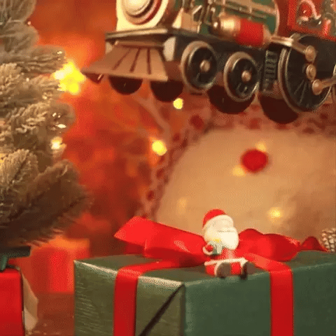 Christmas Snow Effect Train Deluxe