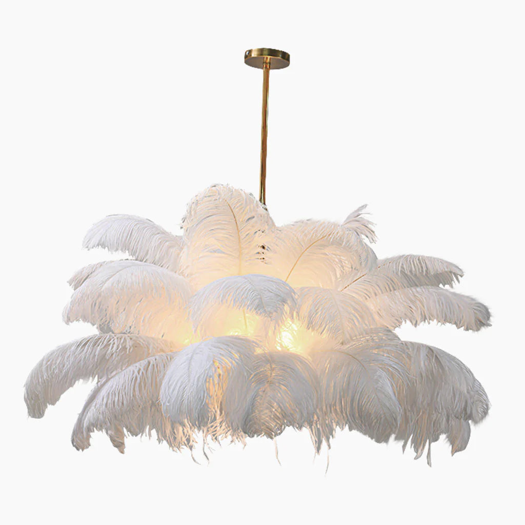 Feathra – Elegant Feather Ceiling Light