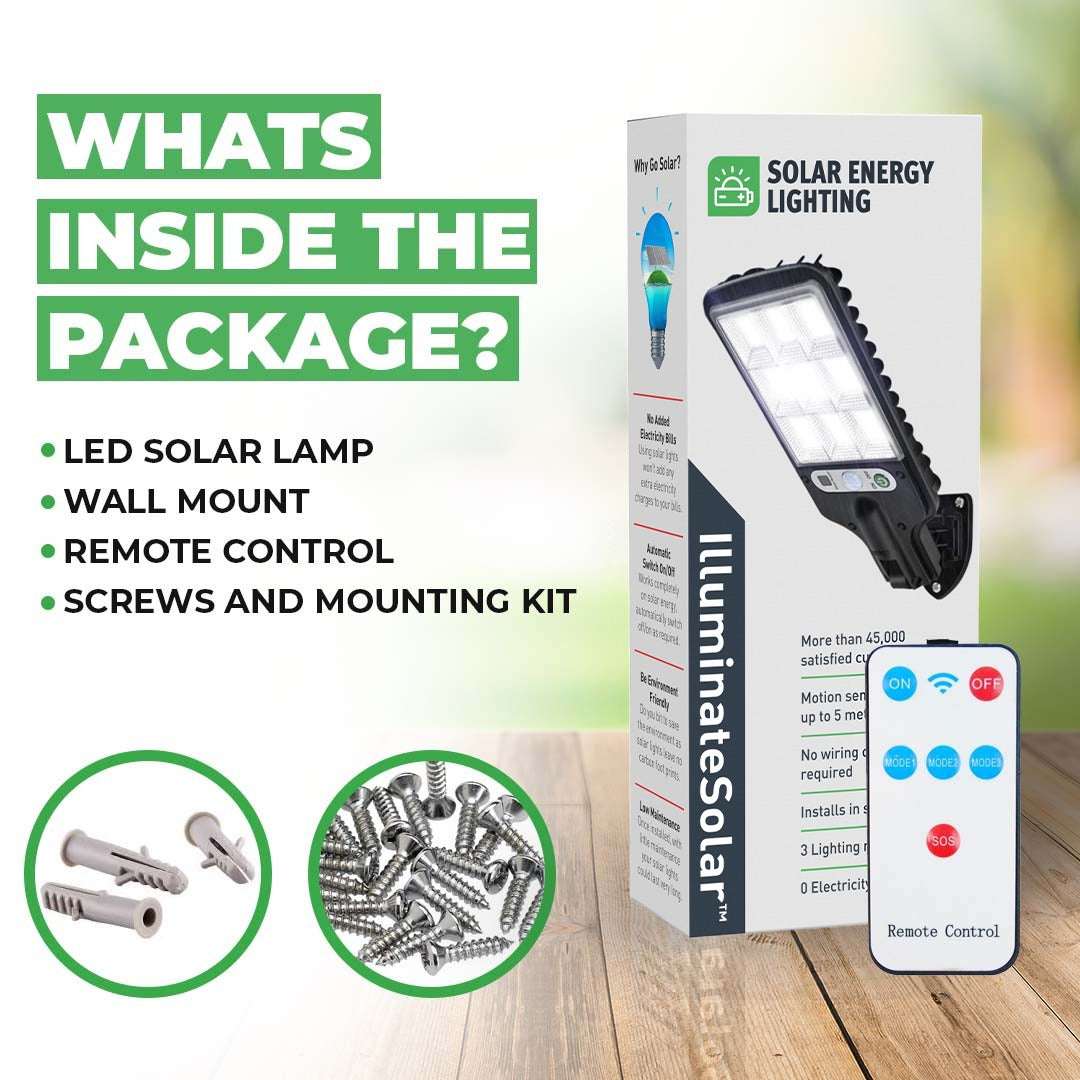IlluminateSolar™- The Ultimate Solar Powered LED Street Lamp (BOGO)