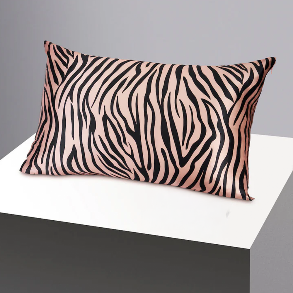 Luxurious 19 Momme Mulberry Silk Pillowcase – Tiger Print