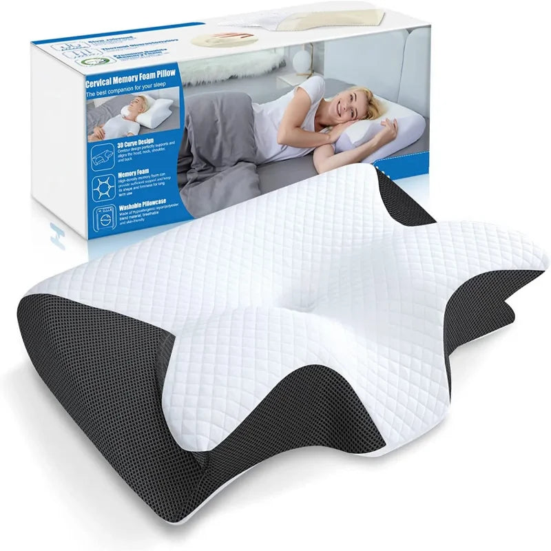 SleepRelief - Ergonomic Butterfly Memory Foam Pillow