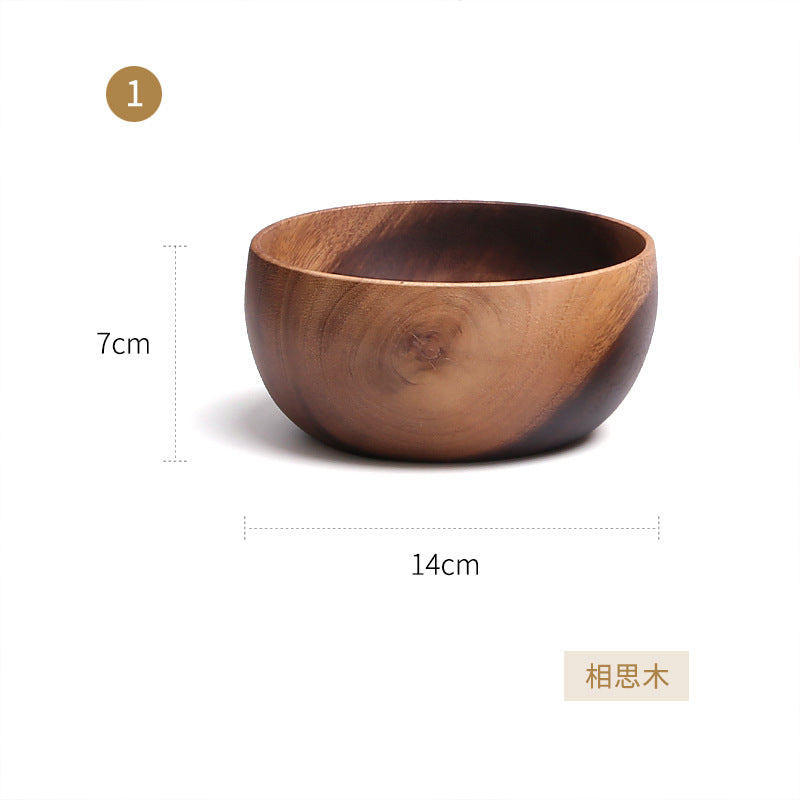 Acacia Wood Fruit & Salad Bowl