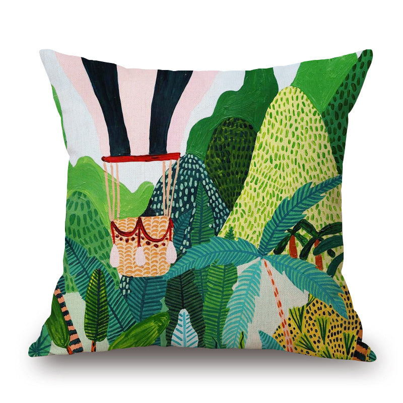 Islara - Hand Painted Tropical Cushion Covers