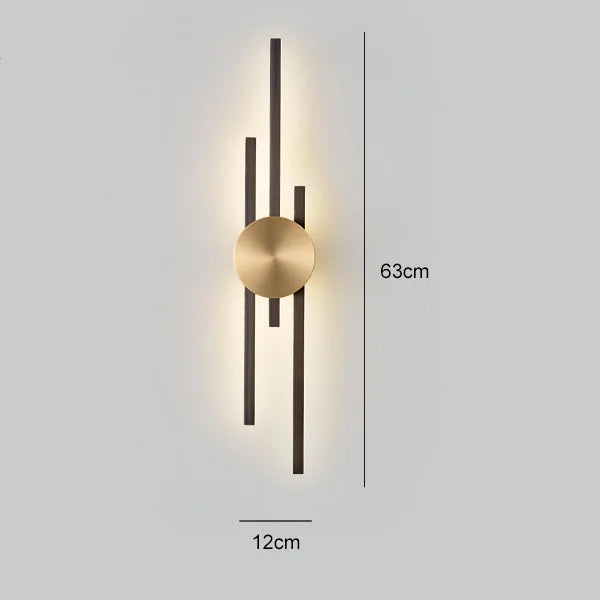 LightArt™ - Luxurious minimalist wall lights in copper