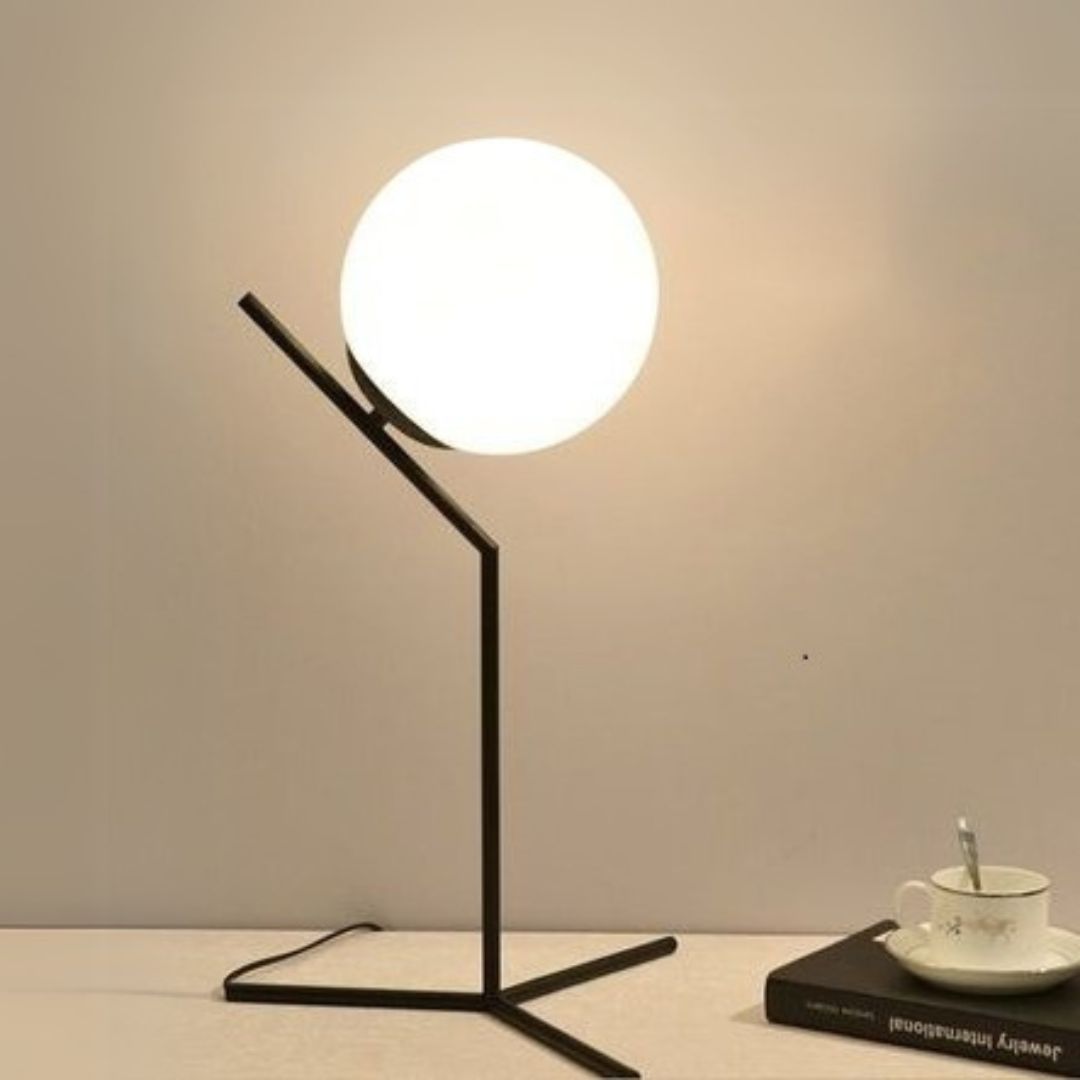 Vilnus - Modern Glass Ball Table Lamp