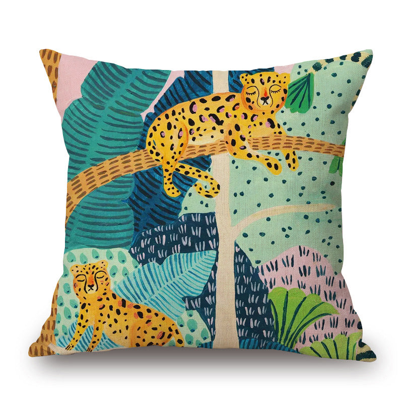 Islara - Hand Painted Tropical Cushion Covers