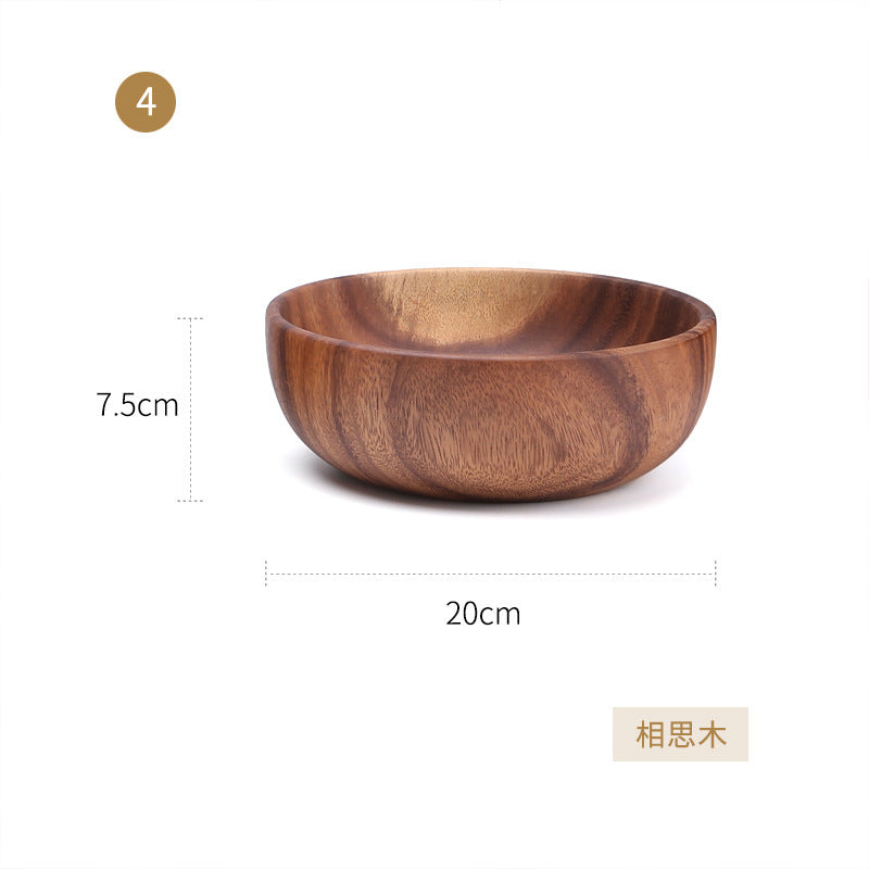 Acacia Wood Fruit & Salad Bowl