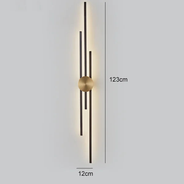 LightArt™ - Luxurious minimalist wall lights in copper