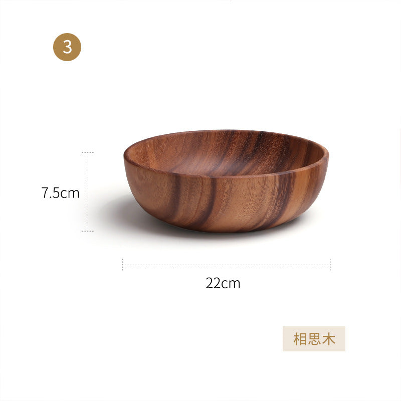 Acacia Wood Fruit & Salad Bowl