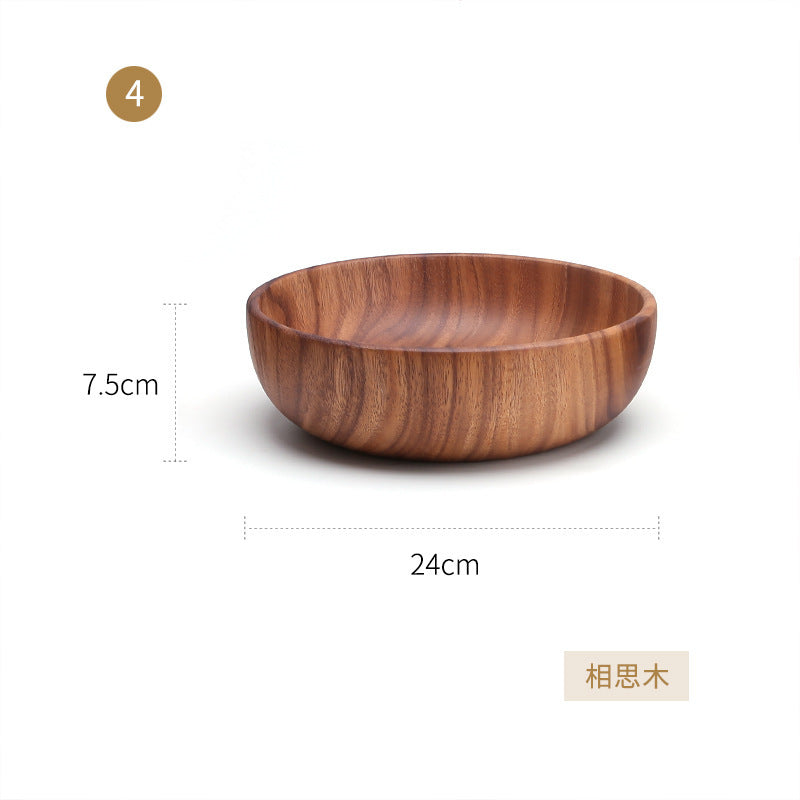 Acacia Wood Fruit & Salad Bowl