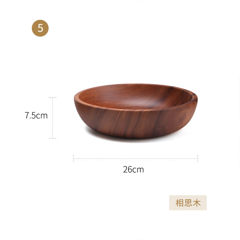 Acacia Wood Fruit & Salad Bowl