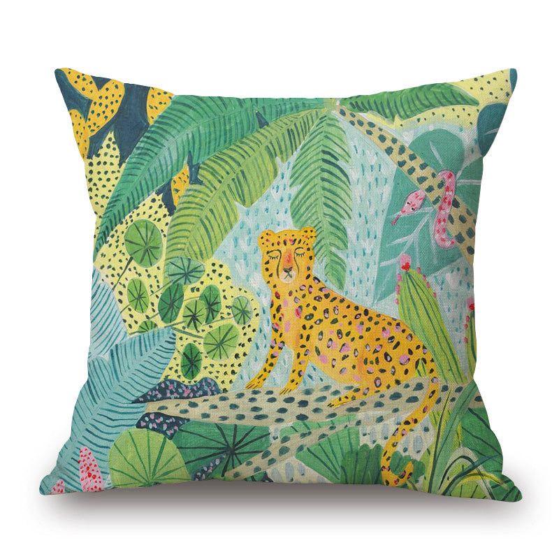 Islara - Hand Painted Tropical Cushion Covers